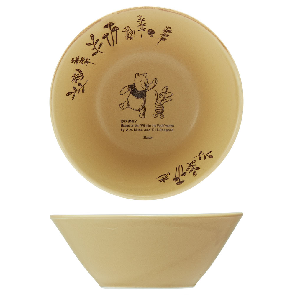 陶器製 ボウル 小 13cm 食器 美濃焼き 陶器 キャラクター 大人 子供 CHBW13 スケーター skater くまのプーさん プーさん Pooh 女性 レディース【陶器製 陶製 陶磁器 大人 子供】