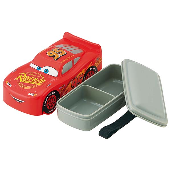 【送料無料】●マックィーン[カーズ]●ダイカットランチボックス[容量310ml]//お弁当箱 ダイカット容器 小物入れ ケース インテリア オブジェ マックウィーン ディズニー// スケーター
