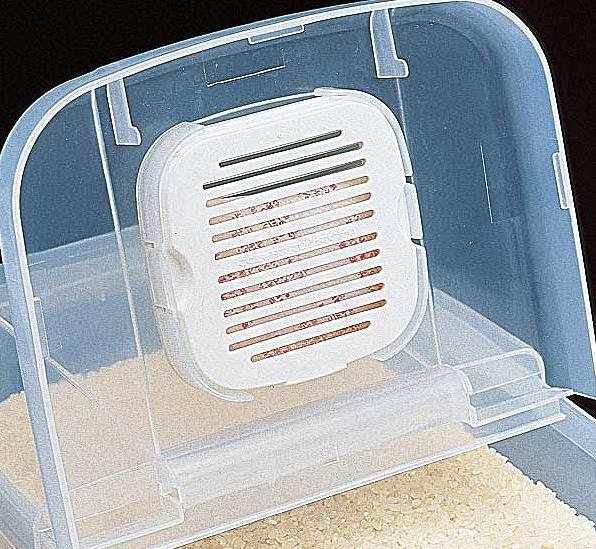 【送料無料】防虫剤がセットできる！防虫米びつ５ｋｇ用//こめびつ 米櫃 お米 保存 お米保存 保管 お米 防虫 ライスストッカー// スケーター