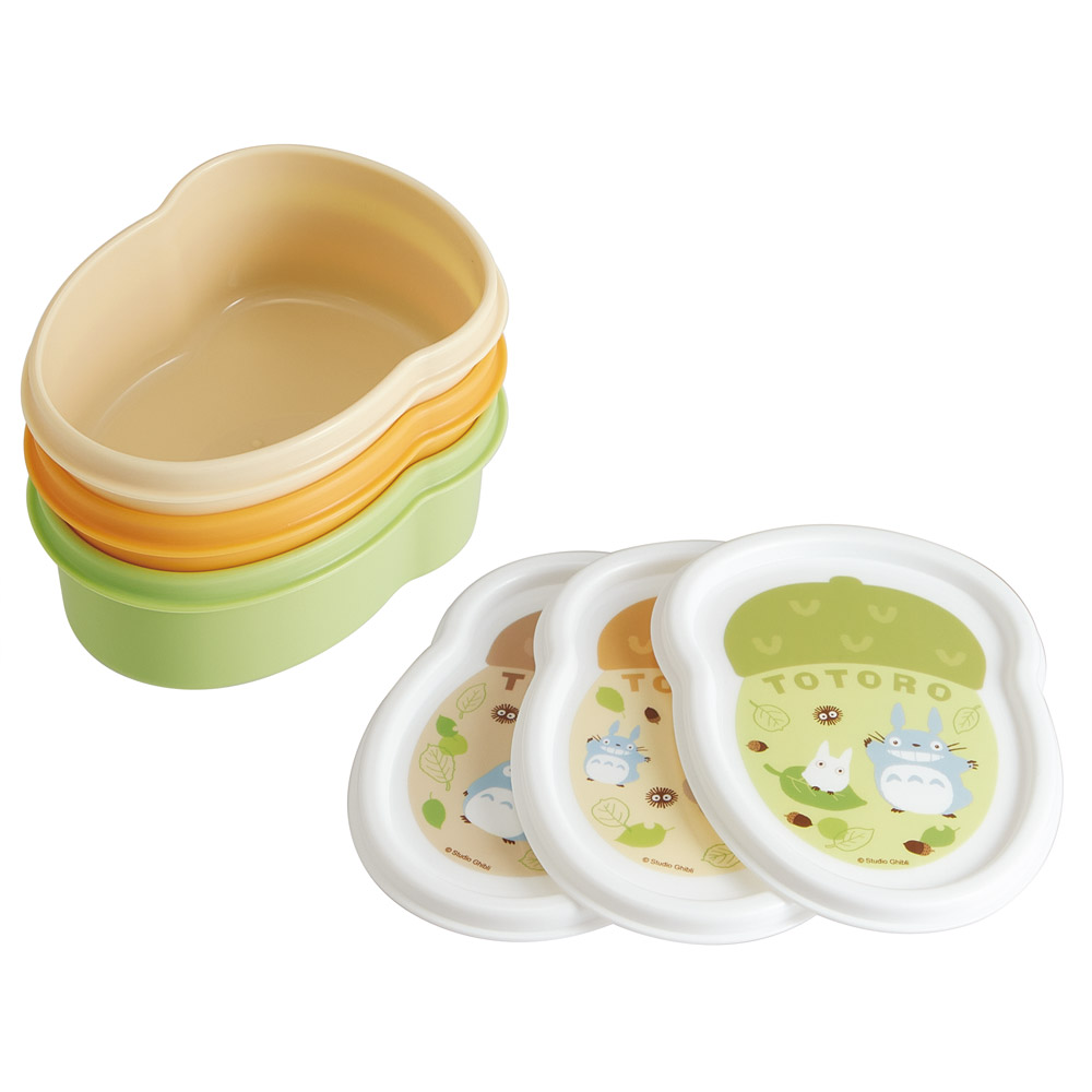 容器 保存容器 お弁当箱 3個セット 250ml ランチボックス 小物入れ お弁当 可愛い スケーター skater DSC3 となりのトトロ totoro スタジオジブリ 女性