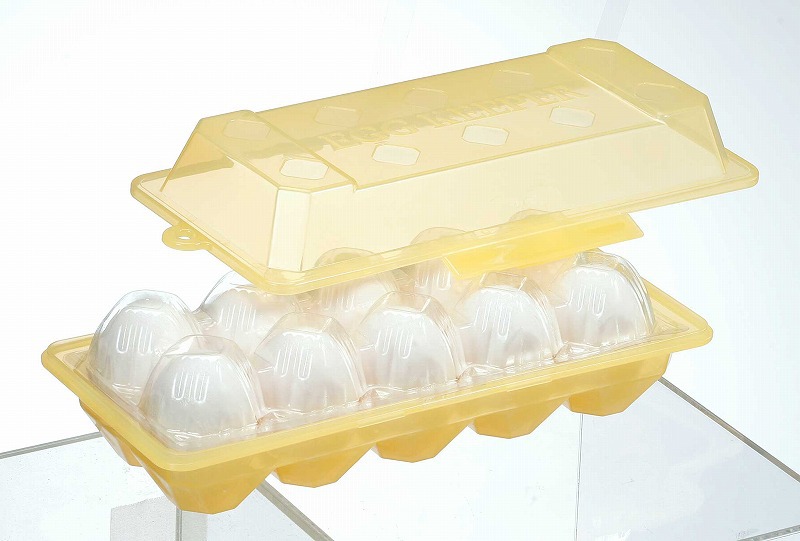 パック卵保護専用ケース●たまごまもるくん●//食品保護 たまご タマゴ 卵 ケース 保護ケース ハードケース お買い物 レジャー アウトドア キャンプ BBQ 専用ケース おもしろグッズ 便利グッズ// スケーター