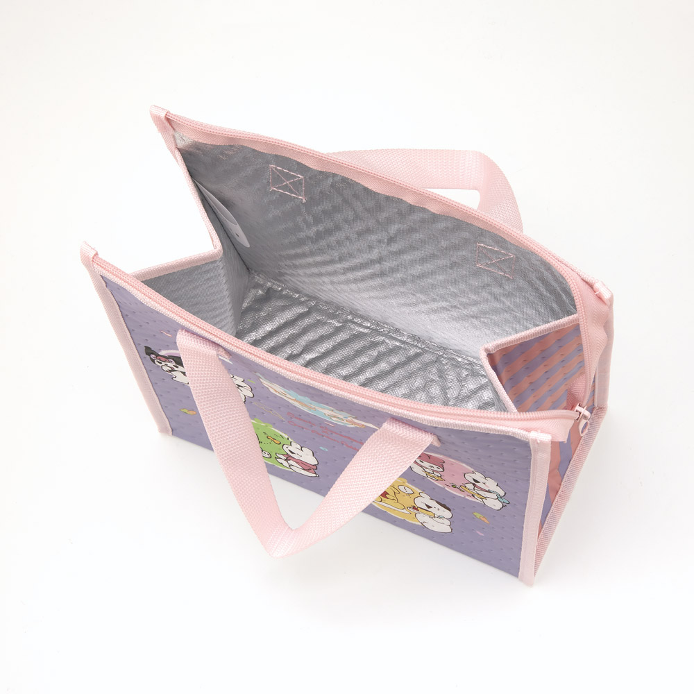 保冷バッグ 保冷 ランチバッグ 弁当 保冷バック 大きめ 不織布 バッグ お弁当 子供 skater FBC1 スケーター サンリオオールスターズ すこぶる動くウサギ