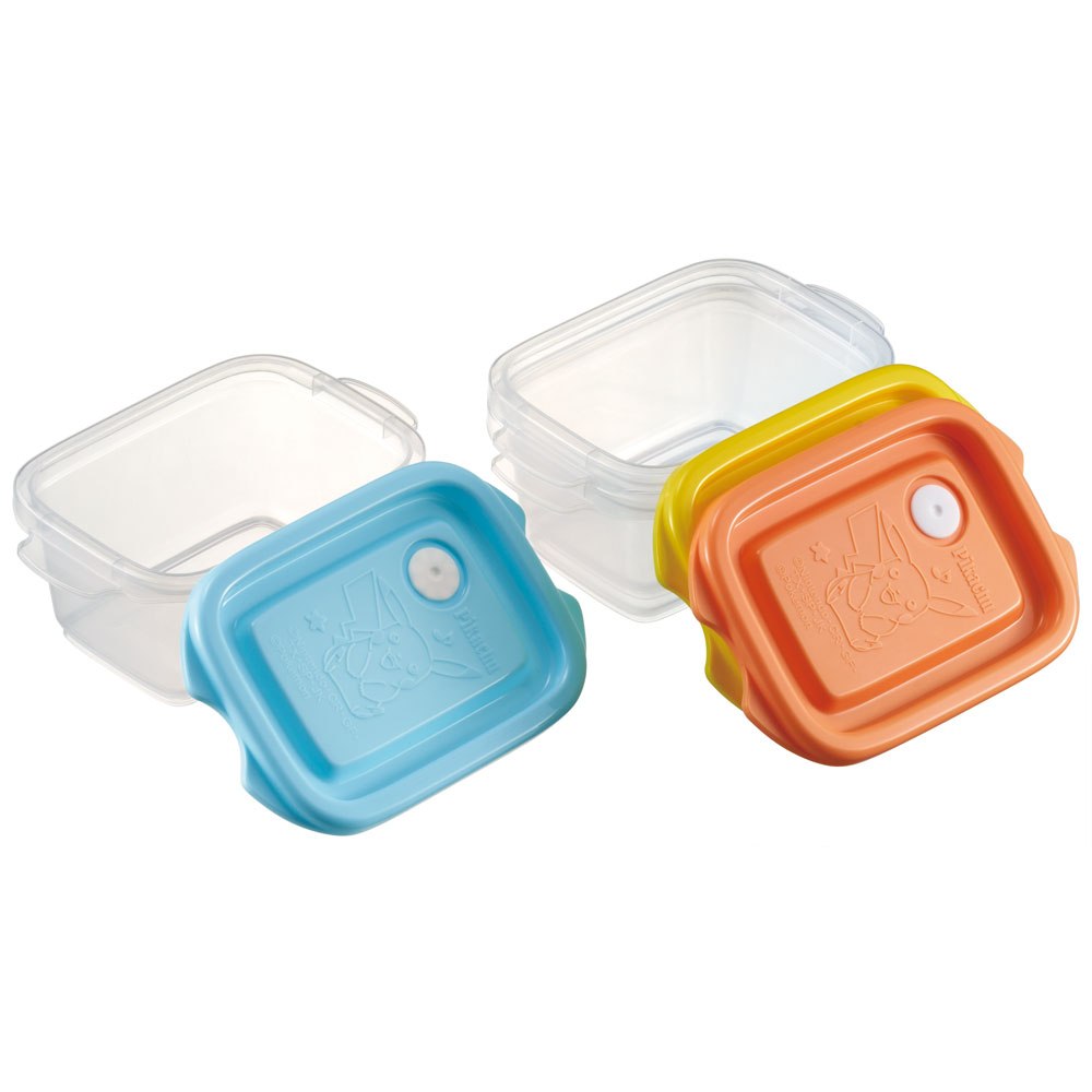 抗菌 保存 容器 240ml 3個入り セット 食品 シールボックス FCN0AG スケーター skater ポケットモンスター ポケモン ピカチュウ 男の子