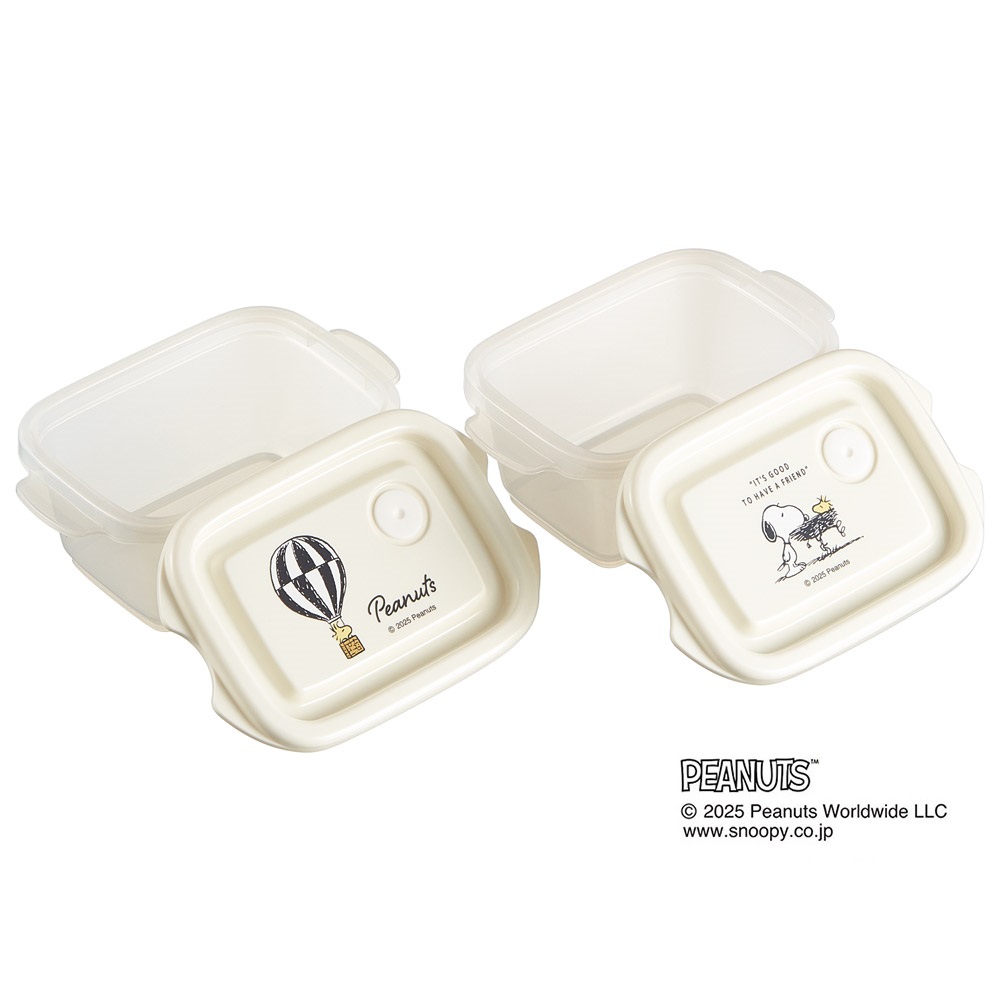 スケーター 抗菌 保存容器 弁当箱 2個 セット 240ml シールボックス ランチ 日本製 skater FCN0WAG スヌーピー SNOOPY ピーナッツ 女性 レディース