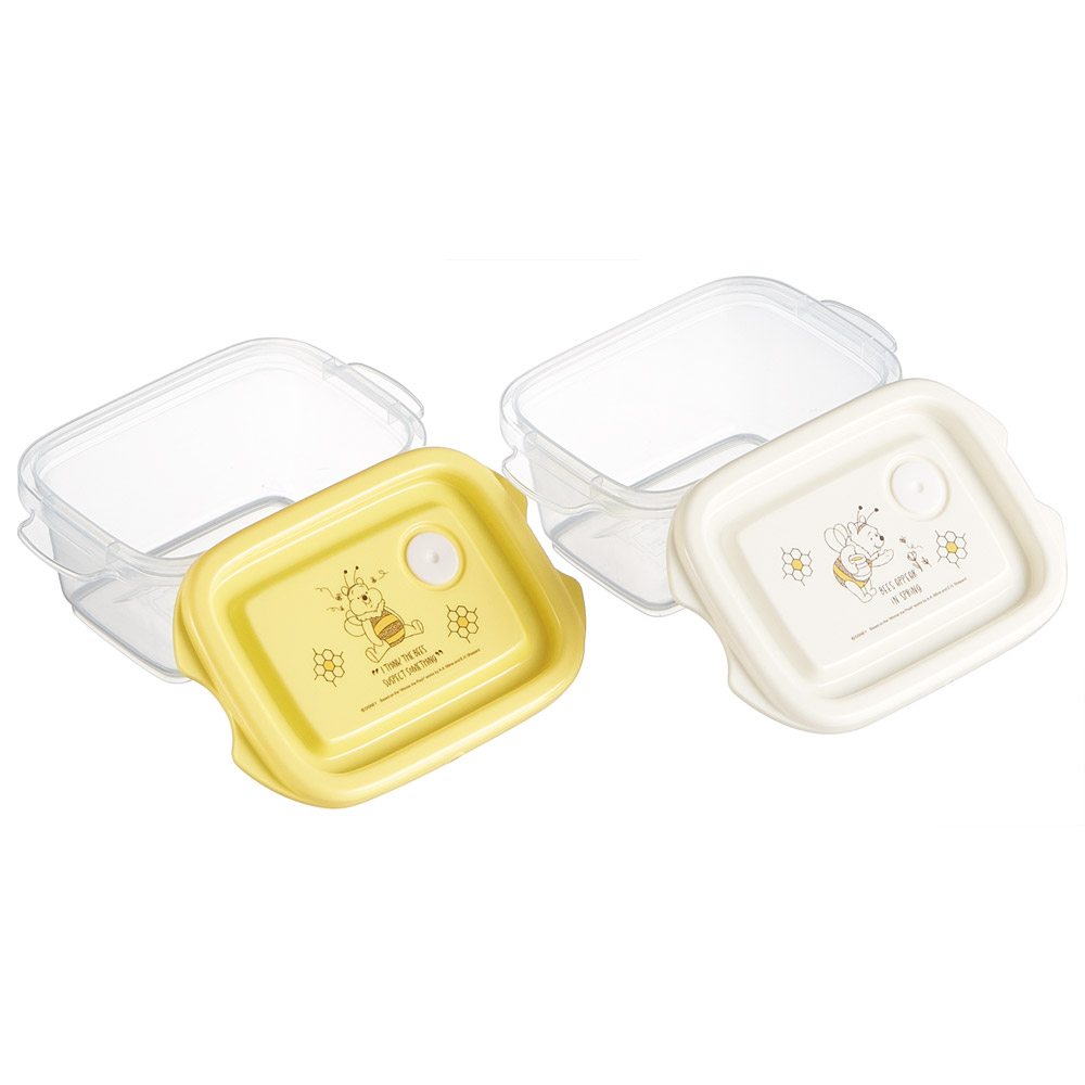 抗菌 保存容器 弁当箱 2個 セット 240ml シールボックス ランチ 日本製 skater FCN0WAG スケーター くまのプーさん プーさん Pooh 女性 レディース