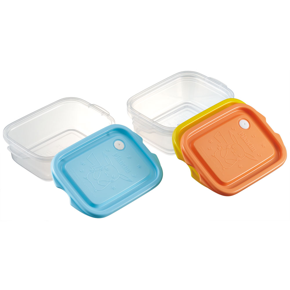 保存容器 セット 3個入り 500ml プラスチック 電子レンジ対応 食品 おしゃれ skater スケーター FCN2RAG ポケットモンスター ポケモン ピカチュウ 男の子