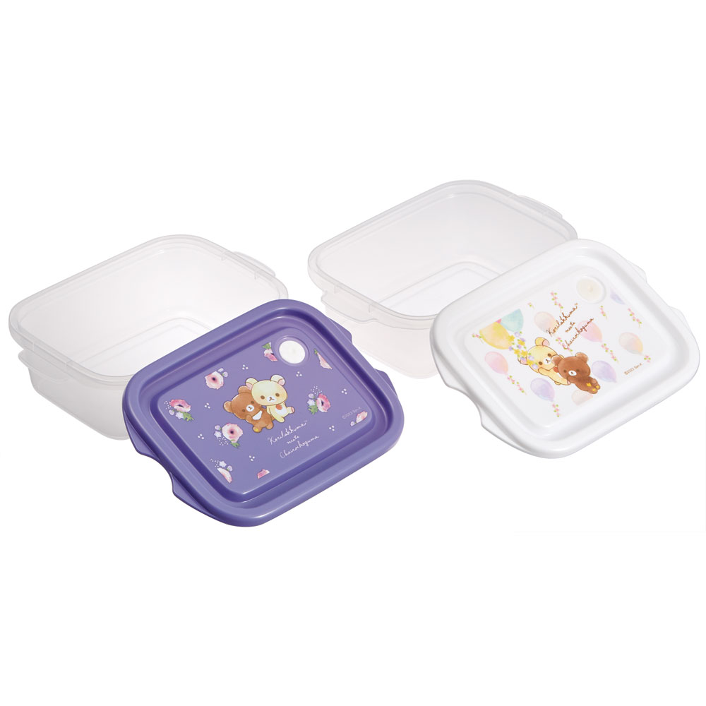 抗菌シールボックスM 500ml/2個セットコリラックマ&コグマ/FCN2WAG_4973307651205