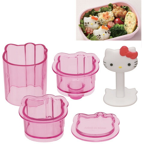 スケーター ひとくちおにぎり押し型●ハローキティ●//一口おにぎり キャラクター弁当 キャラクターランチ おにぎり型 抜き型 ご飯型 押し寿司 おやつ 可愛い 弁当小物 キャラクター サンリオ Sanrio キティちゃん//