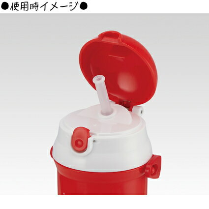 水筒 350ml (340ml) 350 ストロー ストロー付き プラスチック キッズ 軽量 子供 スケーター SST3H