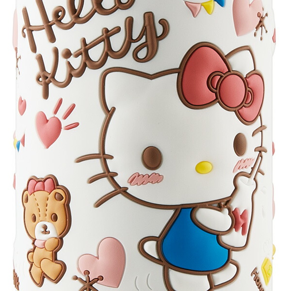 立体プリント 水筒 キッズ ワンタッチ 直飲み ステンレス 480ml おしゃれ かわいい スケーター SDPV5