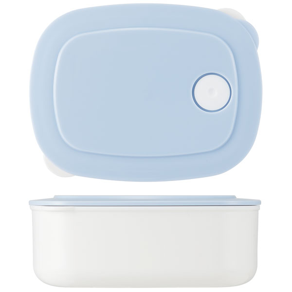スケーター おかず冷凍作りおき容器[320ml]●パウダーパステル ブルー●//食品 食材 保存 容器 ケース 小分け おかず 作り置き 弁当 食洗機 電子レンジ フタ 日本製//