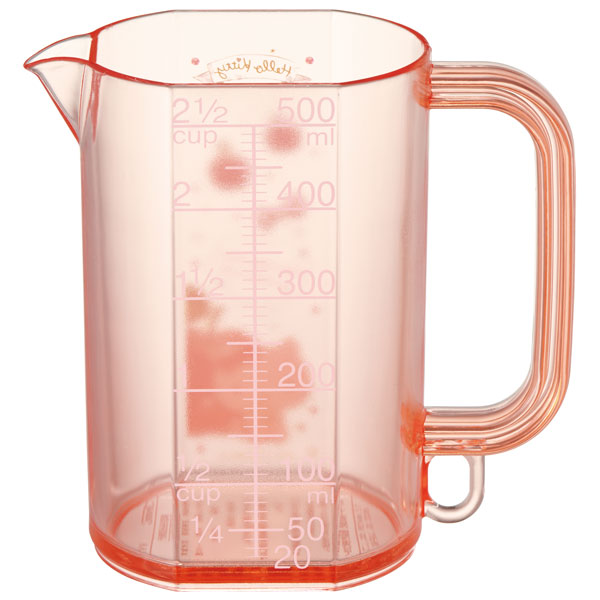 メジャーカップ〔500ml〕●ハローキティ ハピネスガール●//計量カップ 料理 お菓子作り 調理 台所 キャラクター かわいい キティちゃん サンリオ Sanrio// スケーター
