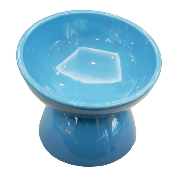 【送料無料】陶器製 小型犬用食器ミント(ブルー)陶器 陶製 犬 ペット用食器 大阪公立大学との共同開発 スケーター