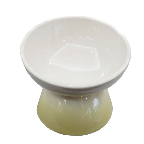【送料無料】陶器製 小型犬用食器アイボリー(ホワイト)陶器 陶製 犬 ペット用食器 大阪公立大学との共同開発 スケーター