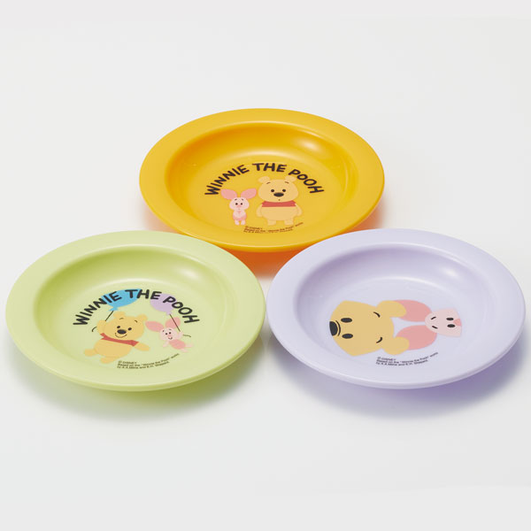 小皿 3P セット 12cm 皿 お皿 取り皿 収納 食器 おしゃれ 割れない ピクニック皿 日本製 スケーター P3 くまのプーさん プーさん Pooh 女性 レディース【小皿 3P セット 12cm 皿 お皿 取り皿 収納 食器  ピクニック皿 日本製 スケーター P3】