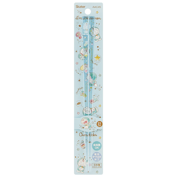 アクリル箸 21cm ドラえもん　きらきら／AAC45_4973307522000／スケーター