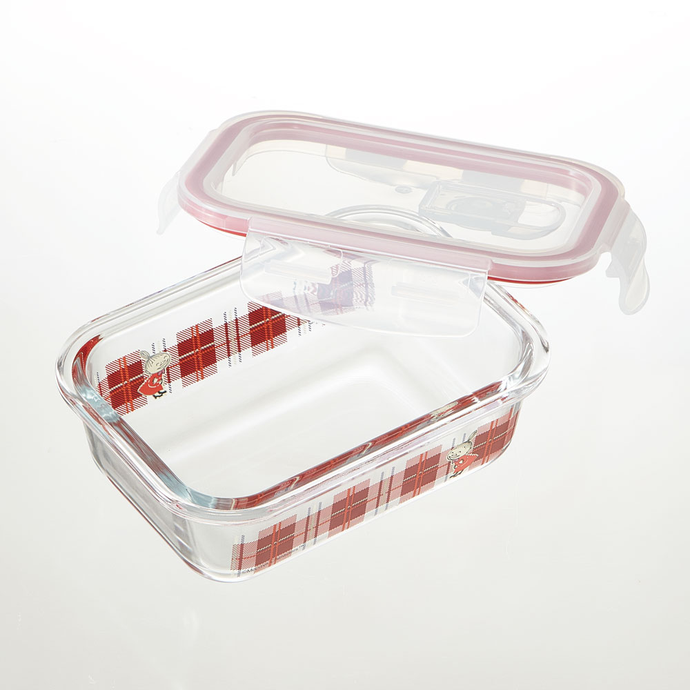 【送料無料】耐熱ガラス 容器 370ml 保存容器 ガラス 密閉 おしゃれ 耐熱容器 食洗機対応 冷凍 冷凍可 スケーター gbst4