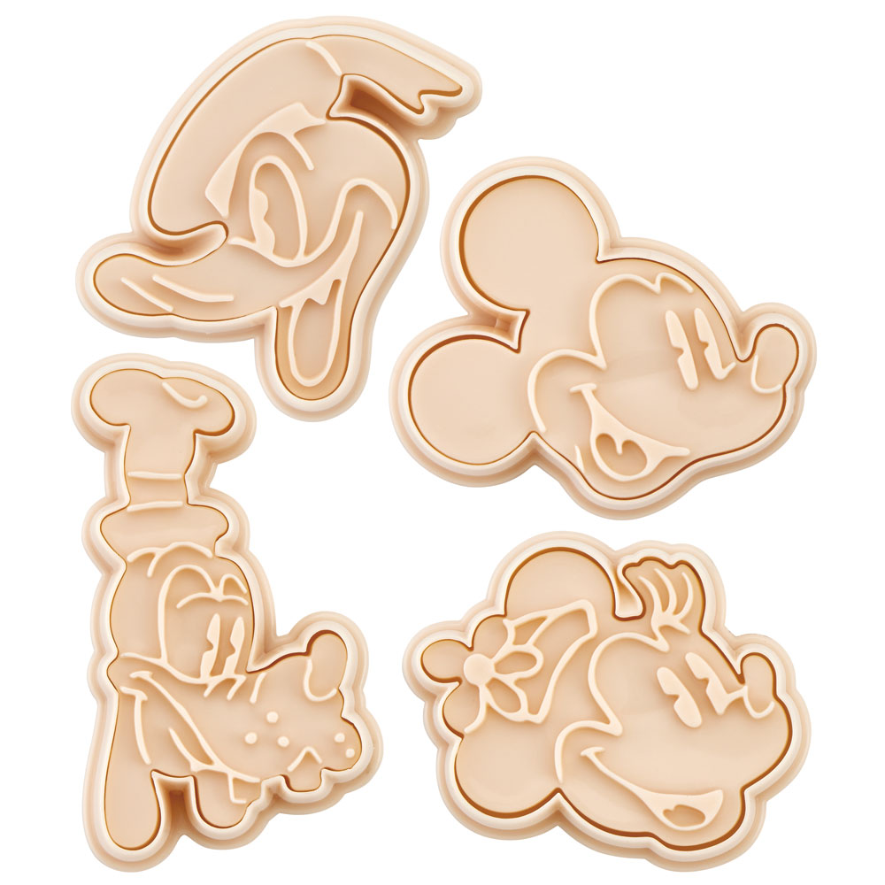 スタンプクッキー型 4個セット ミッキーマウス/CSM1_4973307549700/スケーター