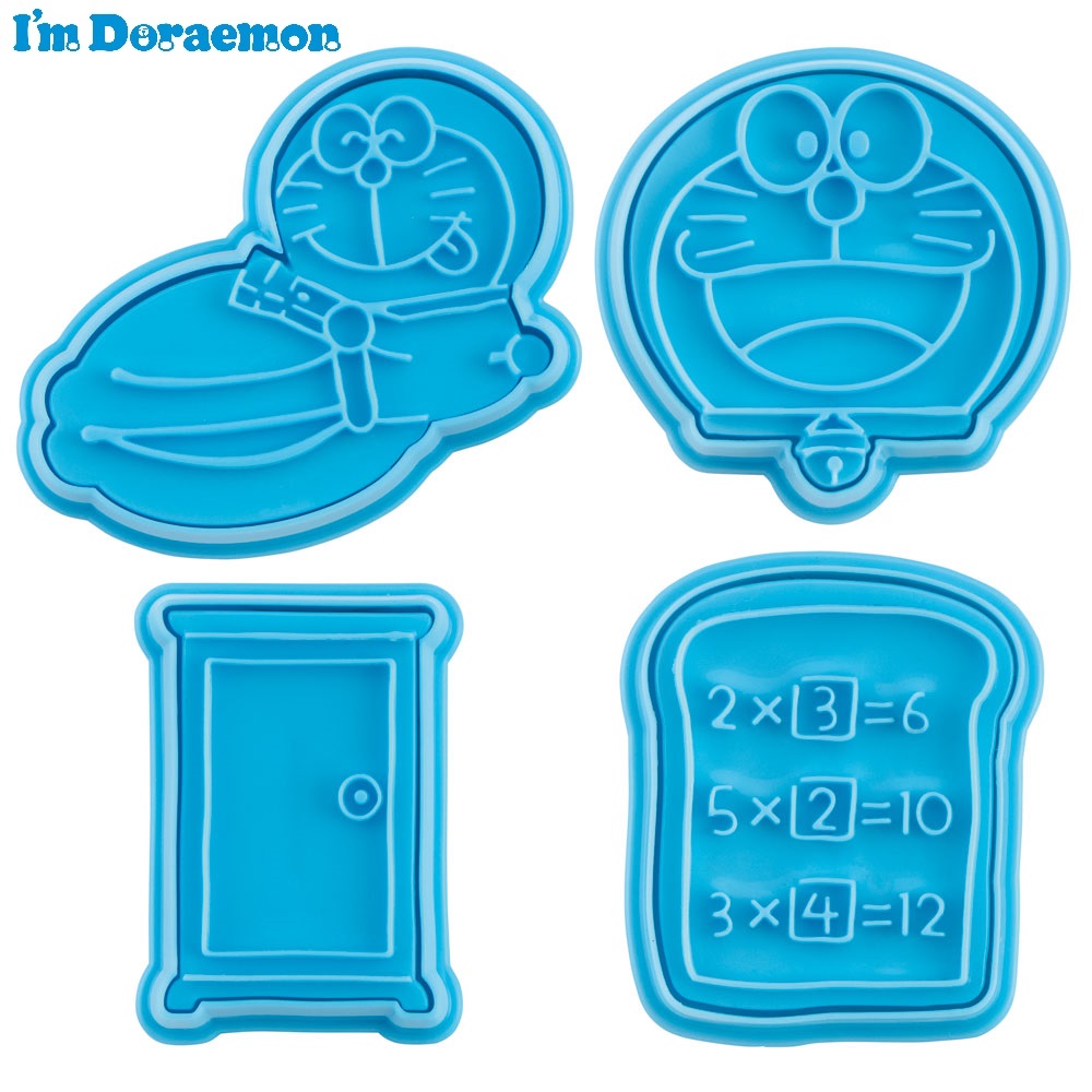 スタンプクッキー型 4個セット ドラえもん/CSM1_4973307551871/スケーター