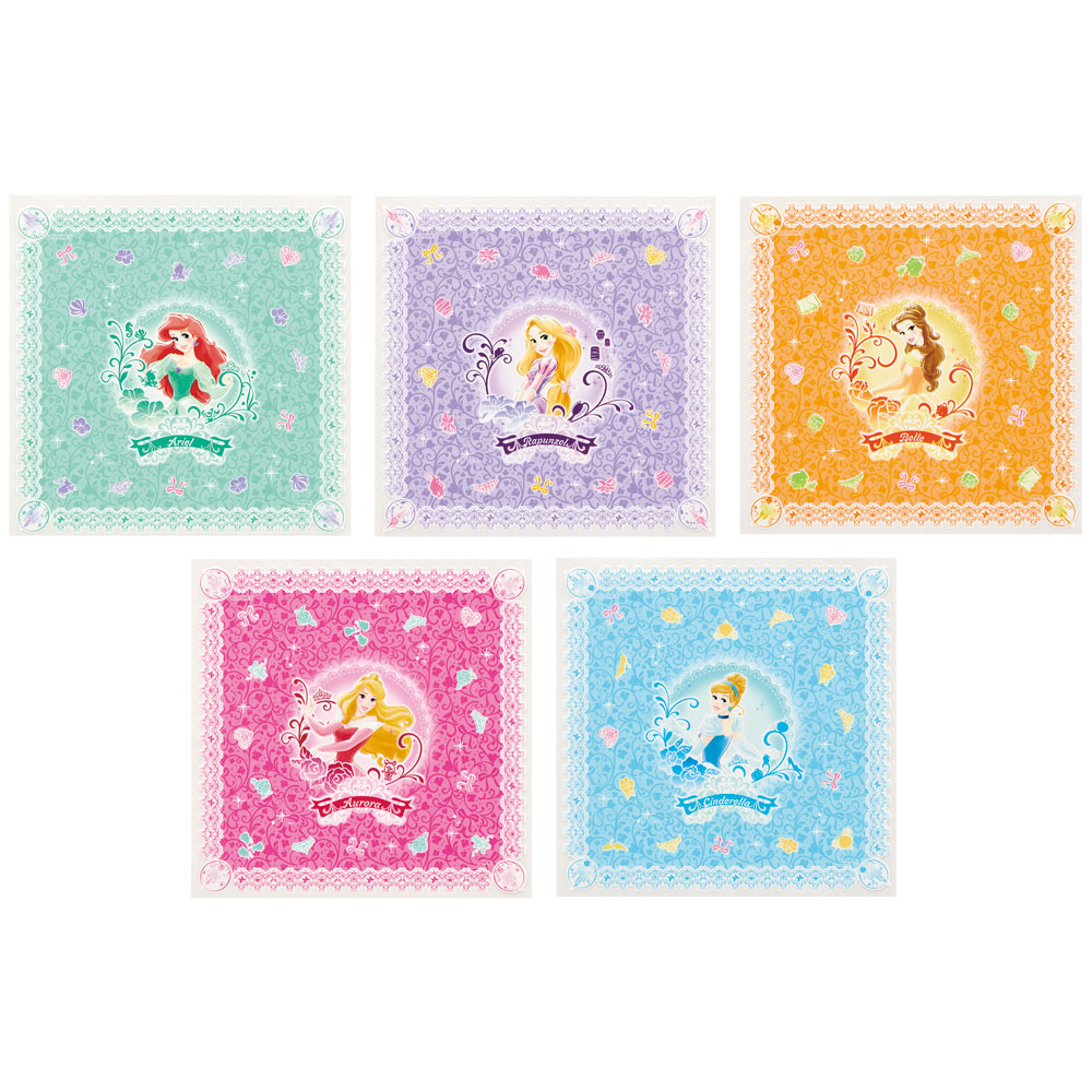 【メール便対象品】 スケーター おにぎり ラップ 10枚  [5柄×2枚入]　プリンセス 22　// キャラクター 弁当 おむすび 簡単 お出かけ 行楽 ピクニック  かわいい シンデレラ オーロラ姫 アリエル ベル ラプンツェル ディズニー Disney