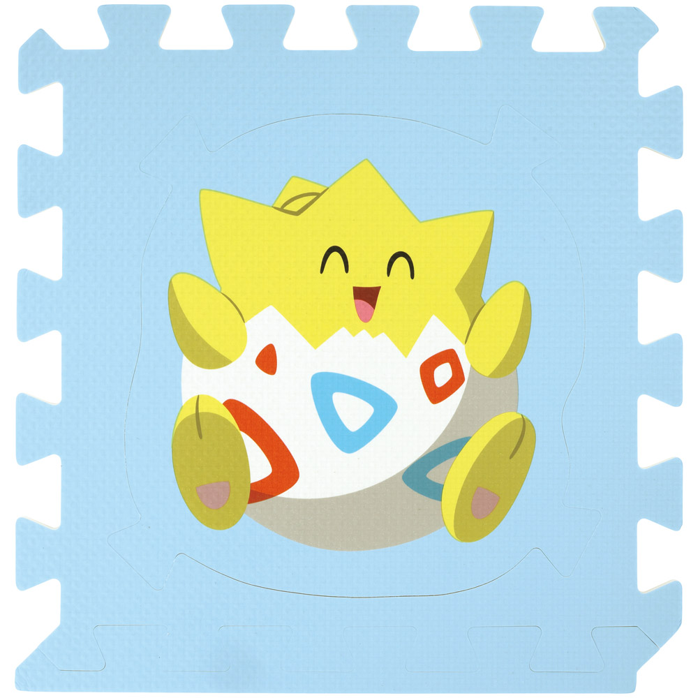 スケーターパズルマット キャラクター コーナー ジョイント パズル キッズ マット 子供 skater IPZM1 ポケットモンスター (B) ポケモン コダック ニャスパー【ジョイントマット プレイマット フロアマット かわいい】