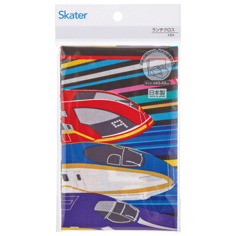 ランチクロス 風呂敷 クロス キャラクター ランチョンマット お弁当 お弁当包み skater KB4 スケーター プラレール 25年 Plarail 電車 新幹線 男の子 男子【ランチ キッズ 子供 子ども かわいい 可愛い 小学校 幼稚園】