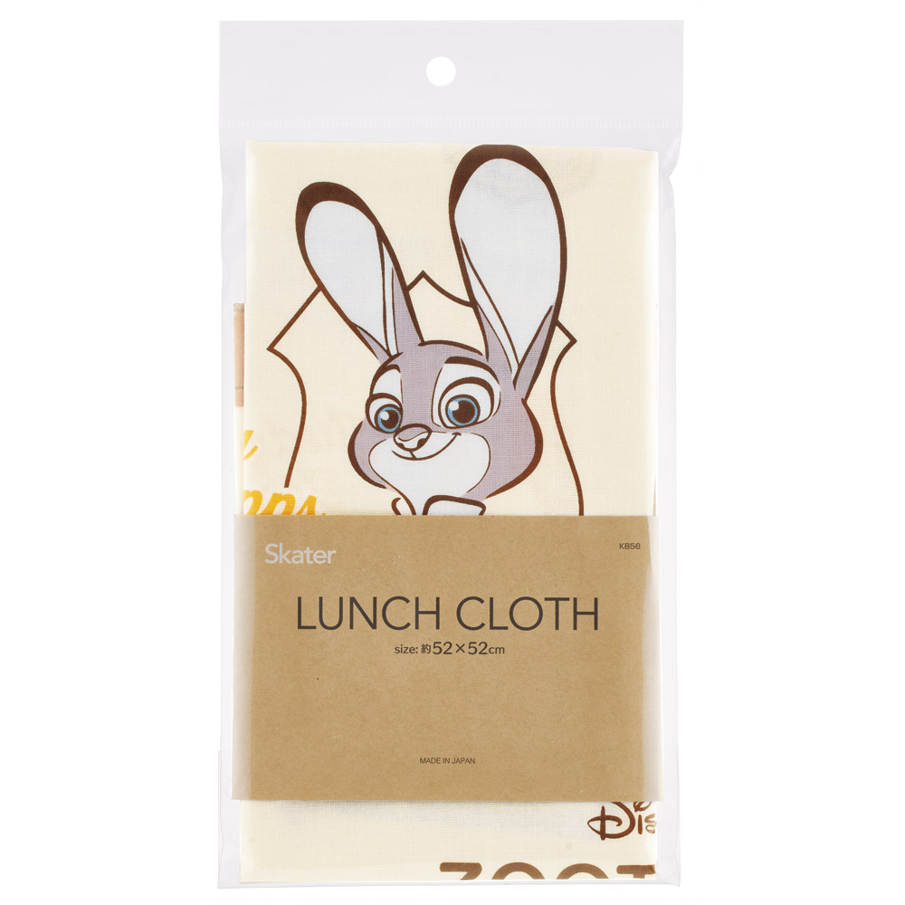 【メール便対象品】 スケーター ランチクロス 風呂敷 クロス お弁当包み キャラクター ランチョンマット 大判 skater KB56 ズートピア ニック ジュディ ヴィンテージワッペン【大き目 大 お弁当 学校 ランチ キッズ 子供 子ども 小学校】