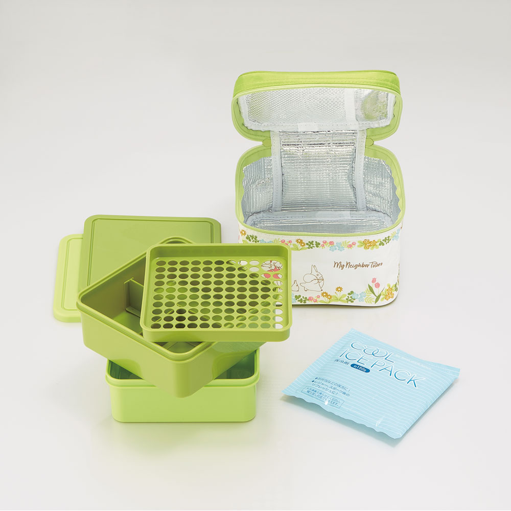 【送料無料】ピクニック ランチボックス ピクニックセット お弁当箱 ファミリーサイズ 保冷剤 バッグ スケーター KCPC2 となりのトトロ totoro スタジオジブリ 女性 レディース【大容量 セット 行楽 弁当箱 アウトドア 保冷バッグ】