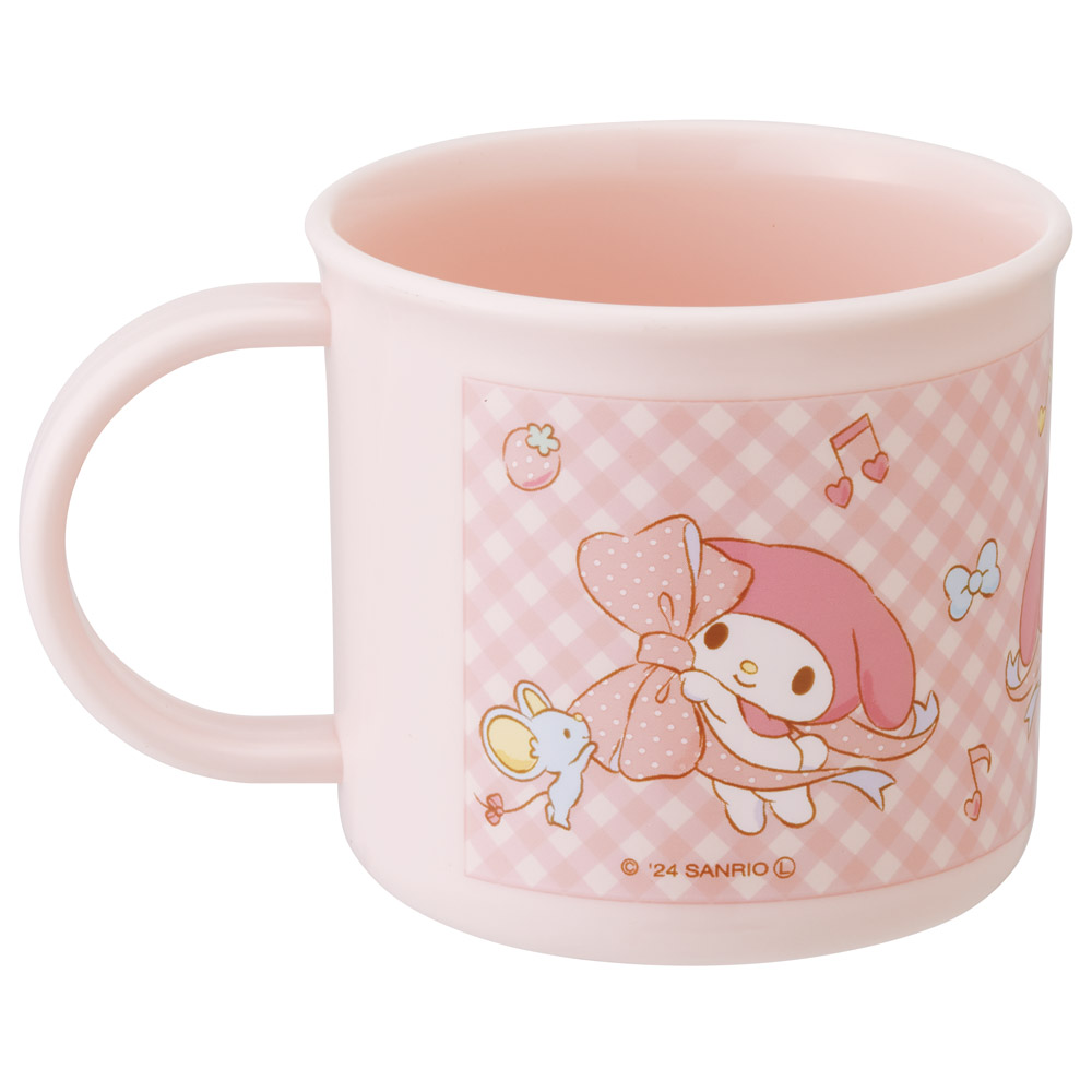 抗菌食洗機対応プラコップ 200ml マイメロディ ビッグリボン／KE4AAG_4973307686481