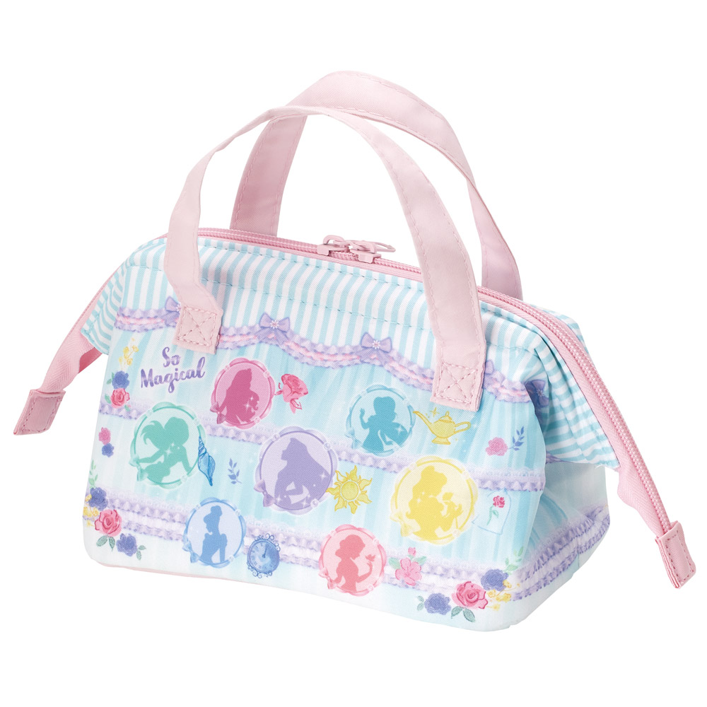 スケーター 保冷 ランチ バッグ がま口 子供弁当箱用 お弁当 かばん 小さめ skater KGA0 ディズニー プリンセス 26年 女の子 女子【ランチバック 保冷バッグ アルミ蒸着 広口 男の子 女の子】