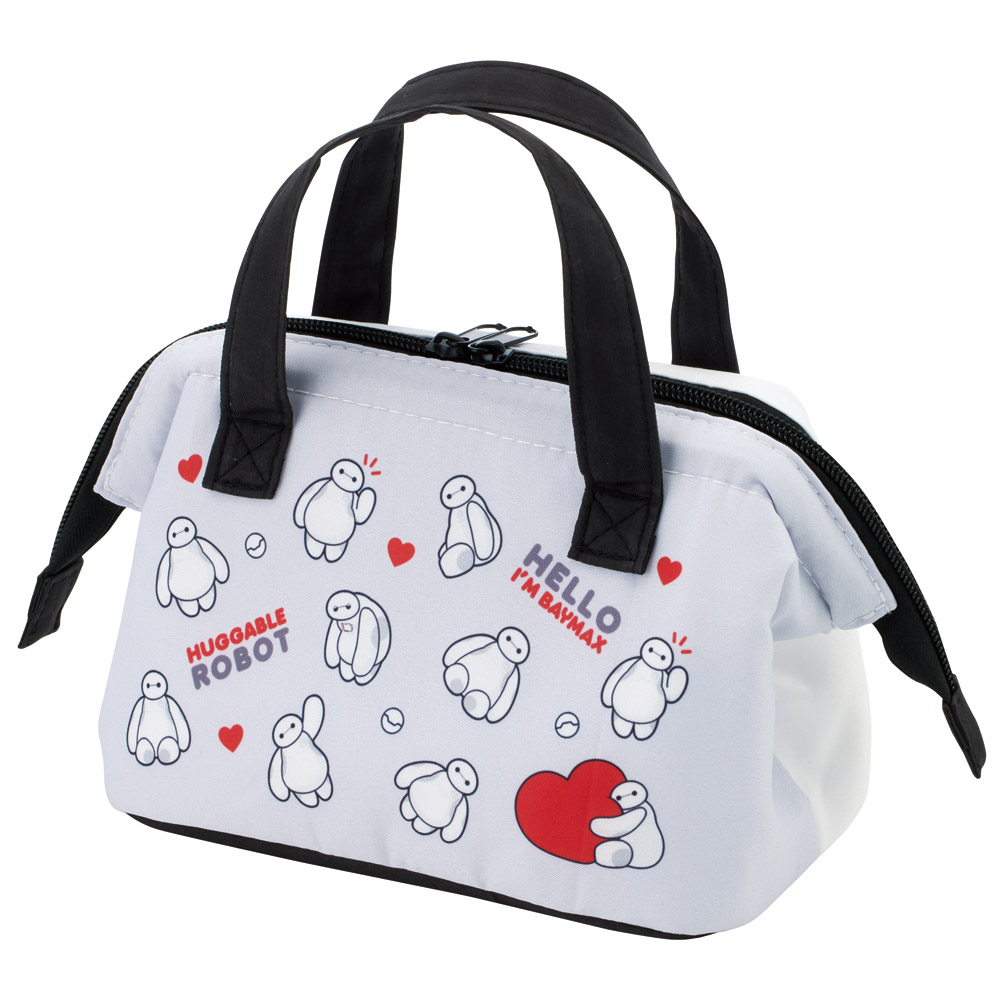 スケーター 保冷 ランチ バッグ がま口 子供弁当箱用 お弁当 かばん 小さめ skater KGA0 ベイマックス 26年 ディズニー Disney 男の子 女の子【ランチバック 保冷バッグ アルミ蒸着 広口 男の子 女の子】