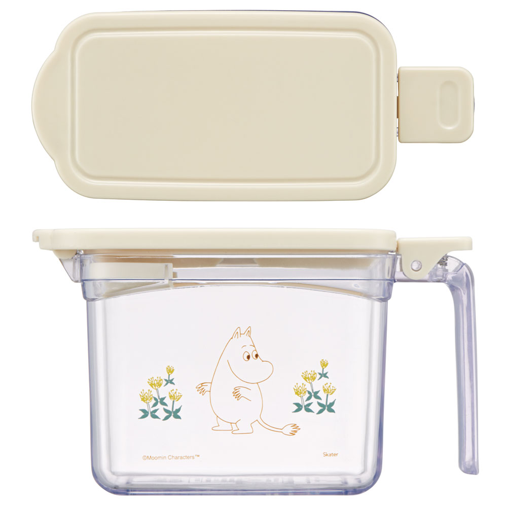 調味料 ポット 380ml ワンプッシュで開く 調味料 入れ 容器 砂糖 塩 KHP1 スケーター skater ムーミン Moomin リトルミイ 女性 レディース