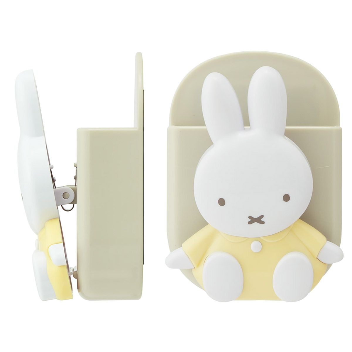 スケーター ポケット付き マグネット クリップ 冷蔵庫 メモ 磁石 便利 キャラクター 可愛い skater KKP31 ミッフィー Miffy うさこちゃん 女の子 女性【かわいい キッチン オフィス 棚 小物入れ】