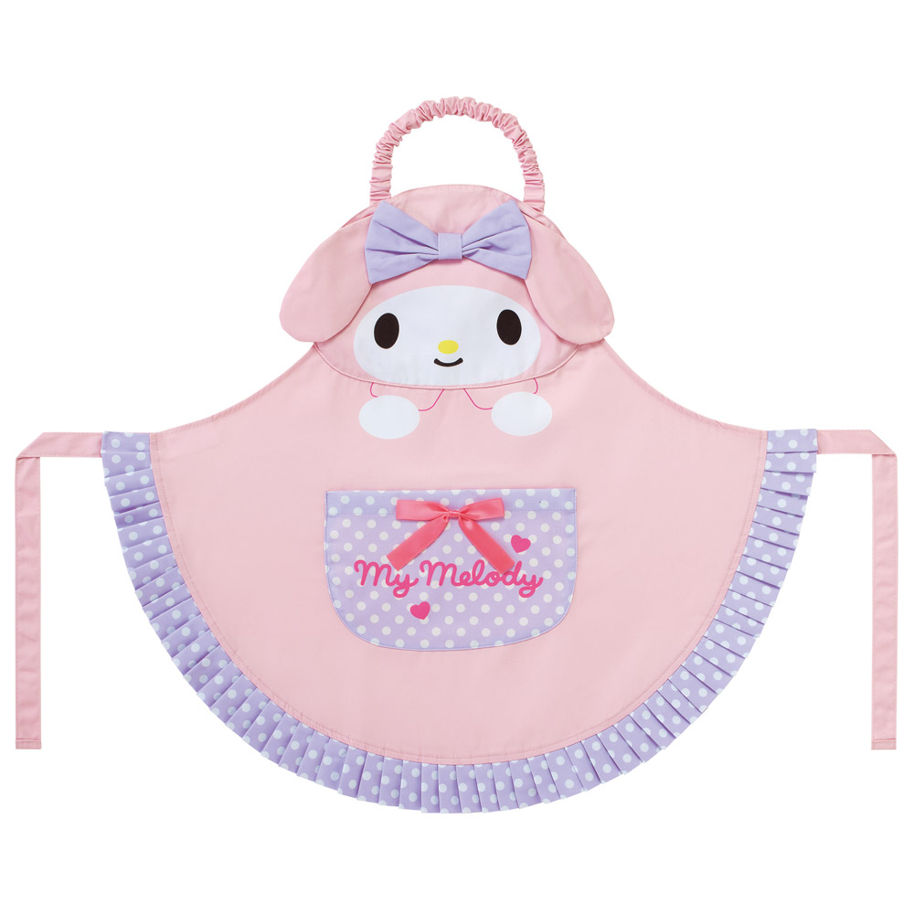 スケーター エプロン 三角巾 2点 セット キャラクター 子供用 110-130cm 料理 お手伝い 便利 KNE1 skater マイメロディ マイメロ サンリオ 女の子 女子【キッズ こども 子ども かわいい 汚れ防止】
