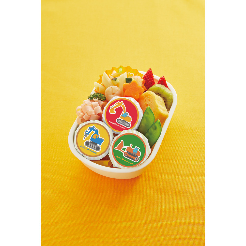 【メール便対象品】 おにぎり ラップ 30枚 5柄×6枚入 キャラクター お弁当 おむすび 簡単 行楽 子供 スケーター skater LBL3 はたらく クルマ くるま 車 車柄 男の子 男子