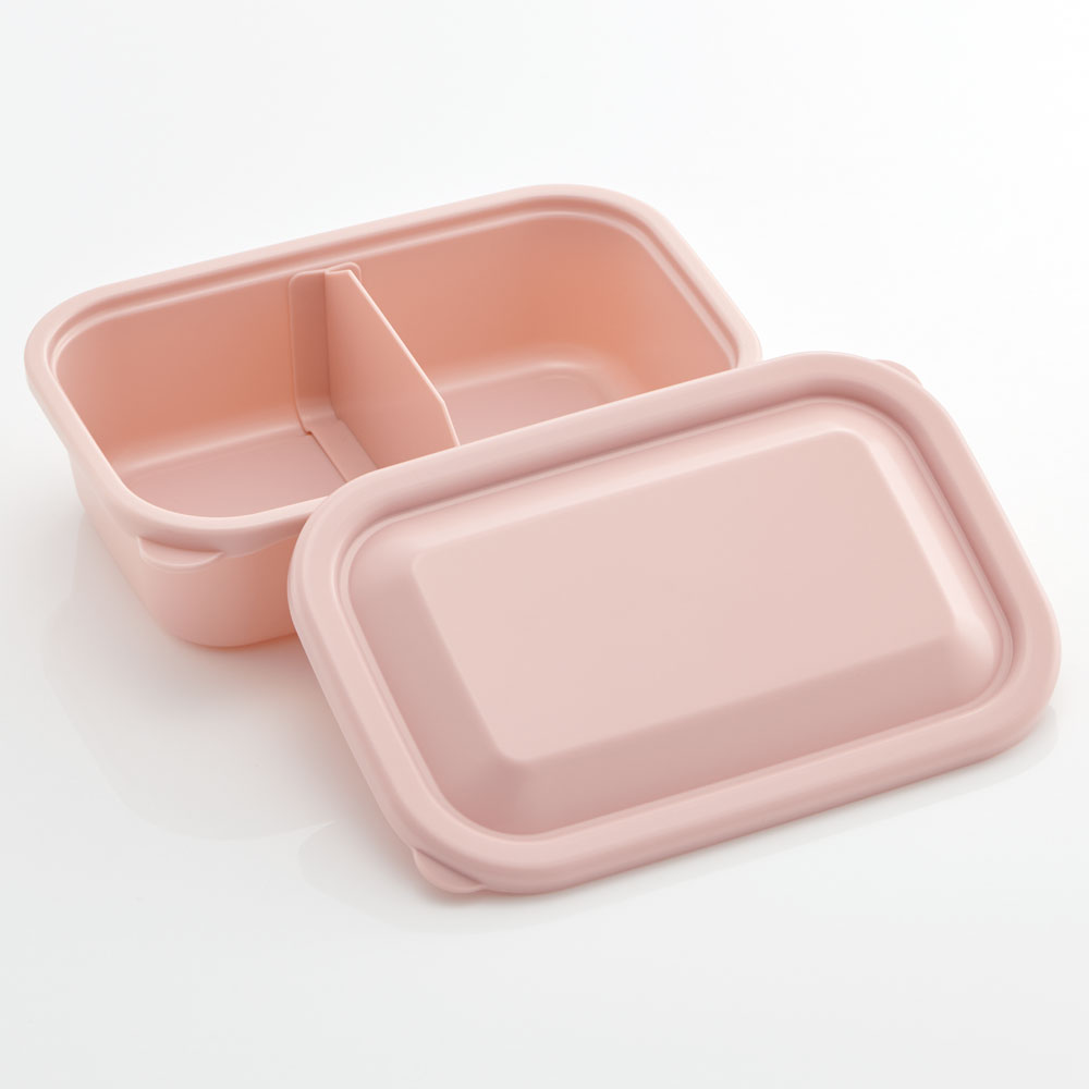 フード ランチ ケース S 580ml スモーク ピンク 弁当箱 ふわっと フタ LFP6 スケーター