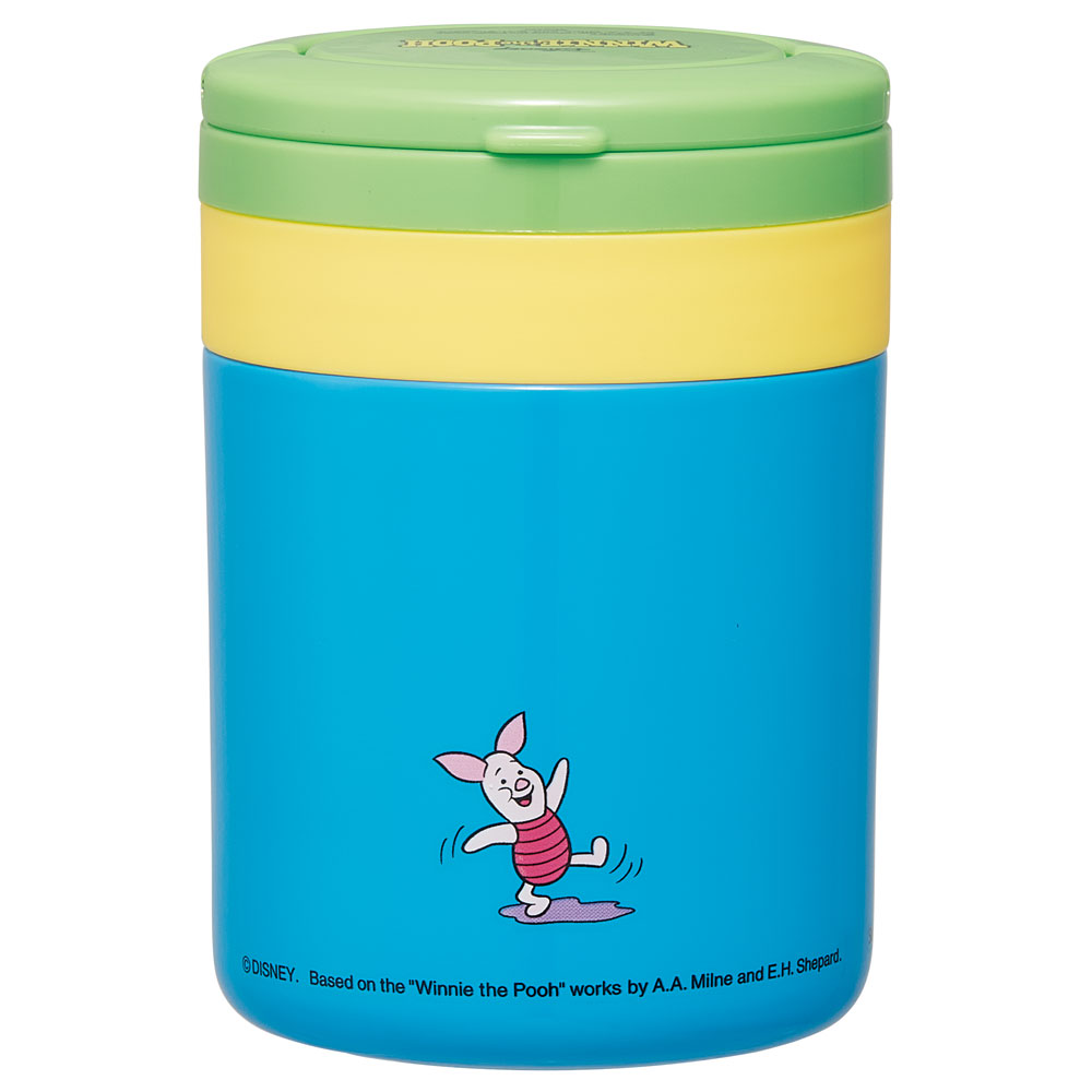 折りたたみ ハンドル付き 保温 保冷 デリカポット スープジャー 300ml お弁当 ランチ スケーター skater LJFO3AG くまのプーさん プーさん Pooh 女性 レディース