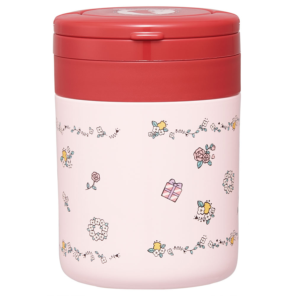 【送料無料】折りたたみ ハンドル付き 保温 保冷 デリカポット スープジャー 300ml お弁当 ランチ スケーター skater LJFO3AG マイメロディ マイメロ サンリオ 女の子 女子