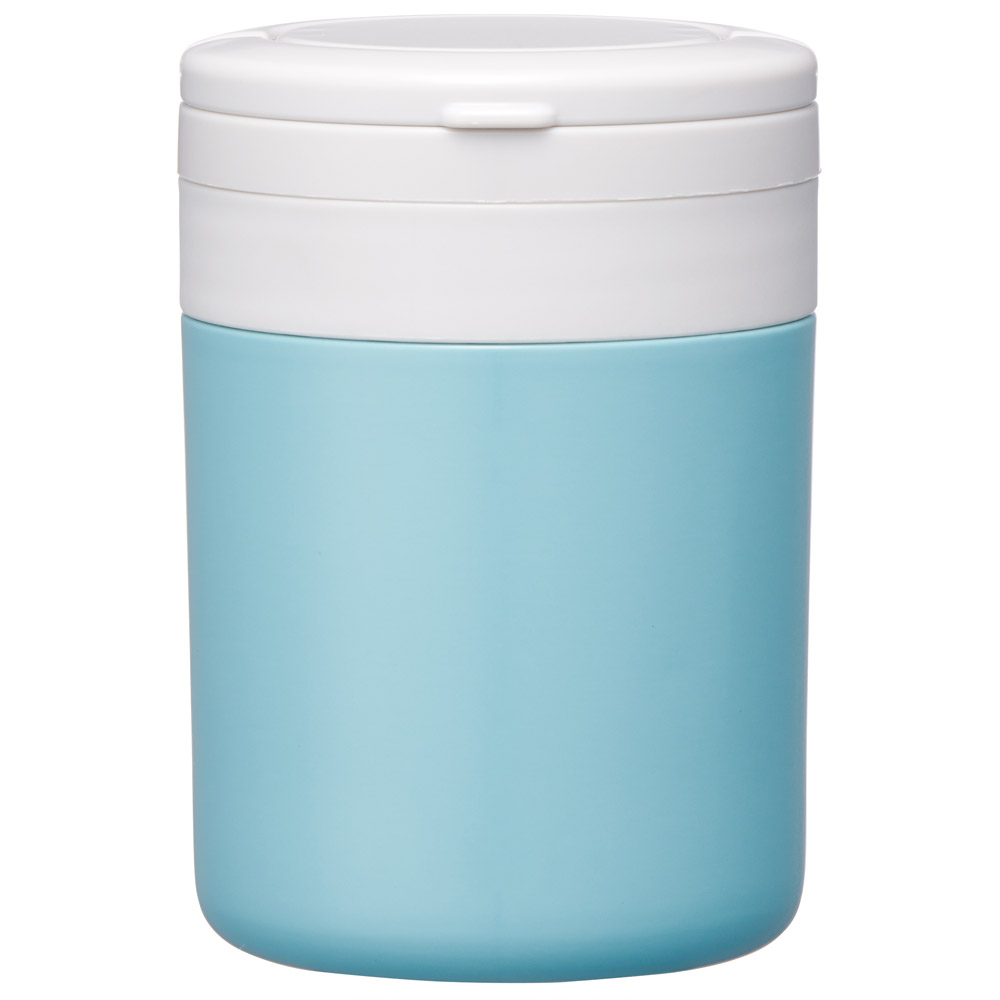【送料無料】折りたたみ ハンドル付き 保温 保冷 デリカポット スープジャー 300ml お弁当 ランチ スケーター skater LJFO3AG フィールカラー レイクグリーン