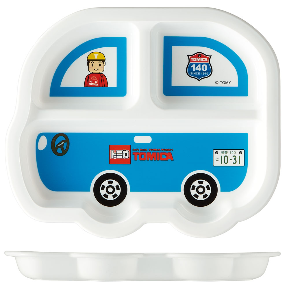 ランチ トレイ 皿 食器 仕切り皿 子供 キッズ キャラクター 食洗機対応 LTY1 スケーター トミカ tomica 車 くるま 男の子 男子 男児【割れにくい 皿 お子様 こども 子ども 子供用 子ども用 食事 ご飯 かわいい】