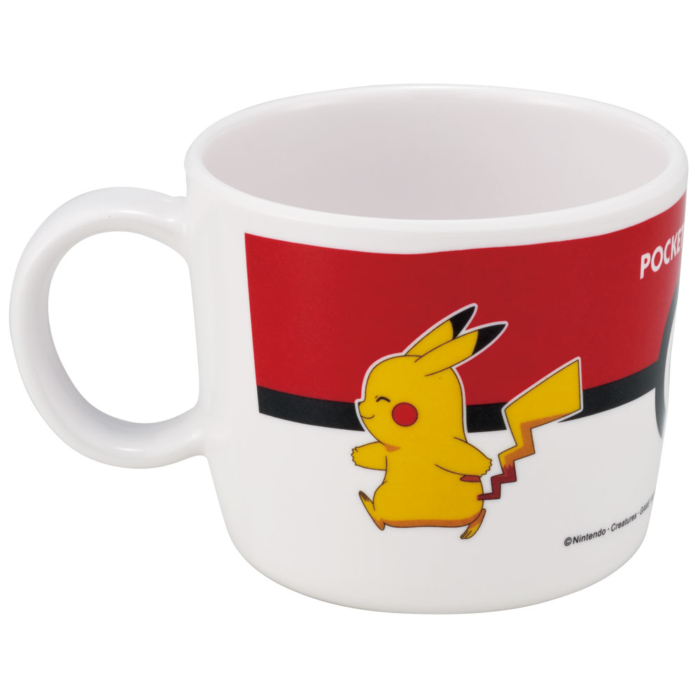 メラミン製 マグ コップ 230ml カップ 食器 子供 キッズ M310 スケーター skater モンスターボール ポケモン ピカチュウ ポケットモンスター【メラミン 取っ手付き こども 子ども 食器 食事 軽い 丈夫 かわいい キャラクター】