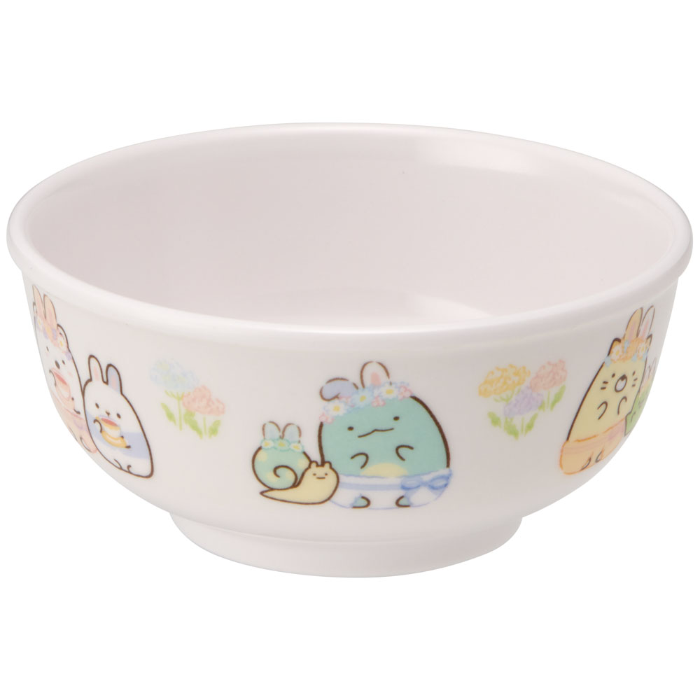 メラミン 茶わん 子供 食器 お椀 ボウル カップ 軽量 丈夫 メラミン食器 子ども食器 M320 スケーター すみっコぐらし すみっこ ぐらし 女の子 女子【食洗機対応 キャラクター かわいい こども 子ども キッズ お茶碗】