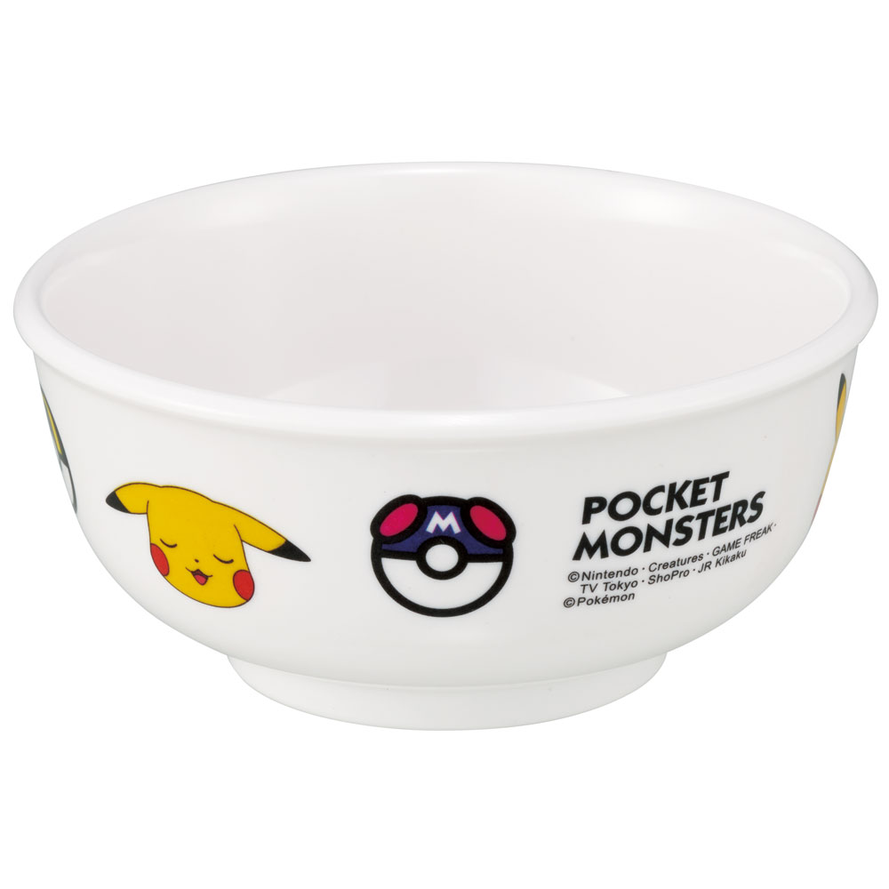 メラミン 茶わん 子供 食器 お椀 ボウル カップ 軽量 メラミン食器 子ども食器 skater M320 スケーター モンスターボール ポケモン ピカチュウ ポケットモンスター【食洗機対応 キャラクター かわいい こども 子ども キッズ お茶碗】