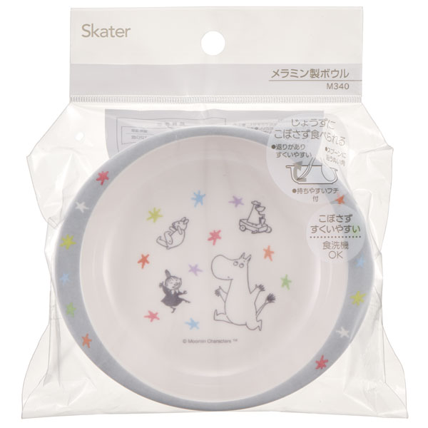スケーター ●ムーミン 星●メラミン製ボウル//メラミン食器 小鉢 お椀 子供用食器 子ども食器 子供食器 食事 子ども用 こども用 キャラクター MOOMIN//
