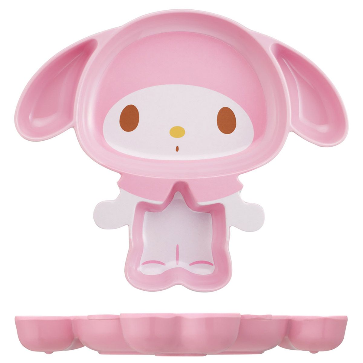 スケーター ランチプレート メラミン ダイカット 仕切り キャラクター 皿 食洗機対応 子供 かわいい skater M70D マイメロディ マイメロ サンリオ 女の子【プレート 食器 お子様 キッズ 子ども 可愛い】