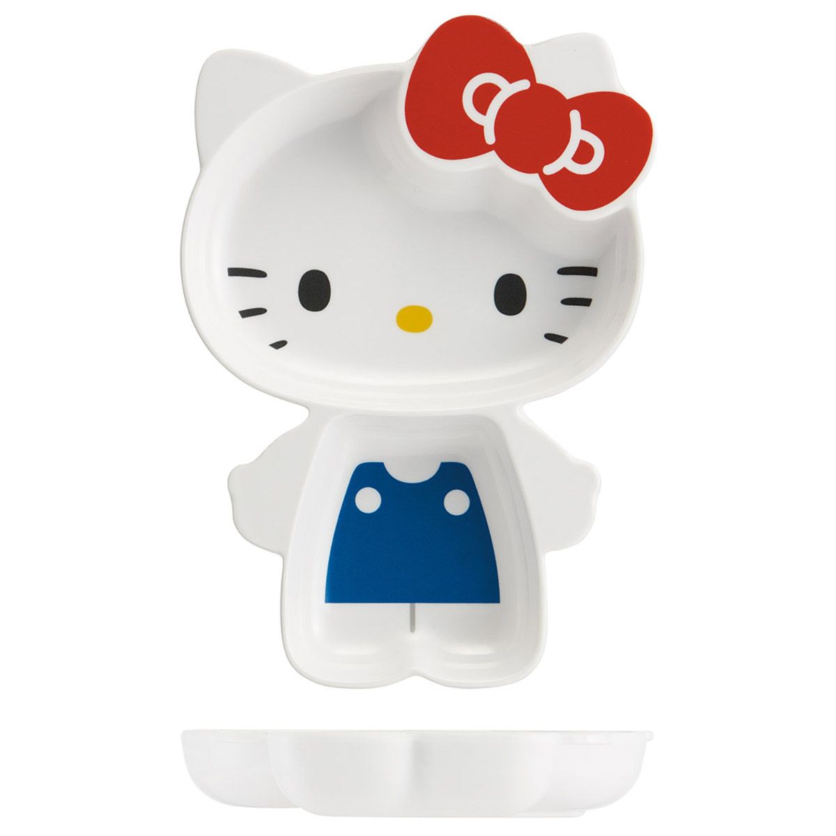スケーター ランチプレート メラミン ダイカット 仕切り キャラクター 皿 食洗機対応 子供 かわいい skater M70D ハローキティ キティちゃん サンリオ【プレート 食器 お子様 キッズ 子ども 可愛い】