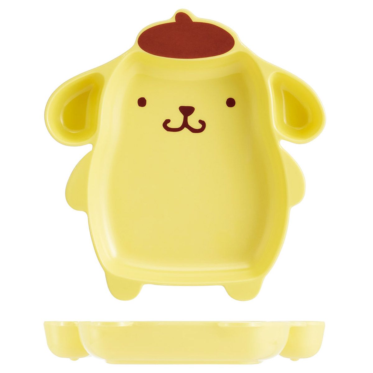スケーター ランチプレート メラミン ダイカット 仕切り キャラクター 皿 食洗機対応 子供 かわいい skater M70D ポムポム プリン サンリオ 女の子 男の子【プレート 食器 お子様 キッズ 子ども 可愛い】