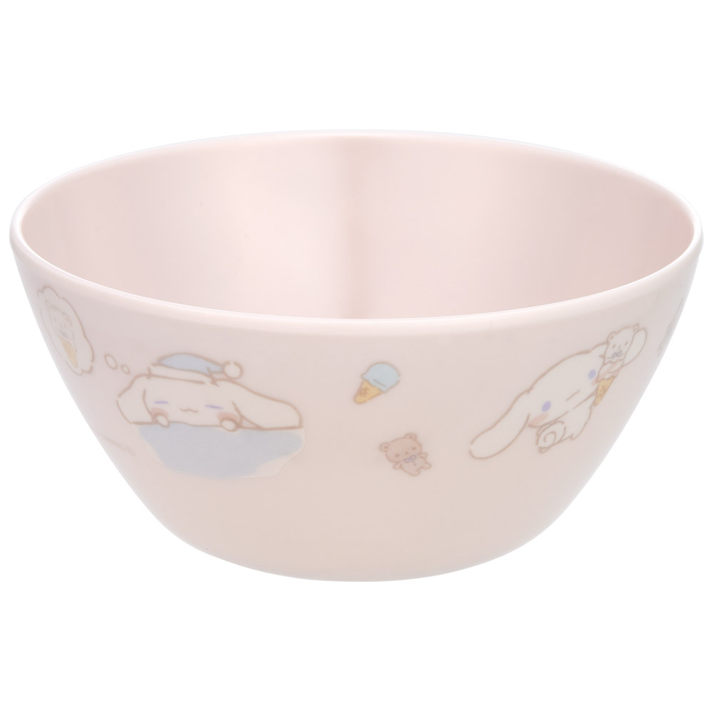 メラミン ボウル 子供 食器 お椀 茶わん カップ 軽量 メラミン食器 子ども食器 skater MBL4P スケーター シナモロール ナチュラル シナモン サンリオ 女の子【キャラクター かわいい こども 子ども キッズ お茶碗 ボール】
