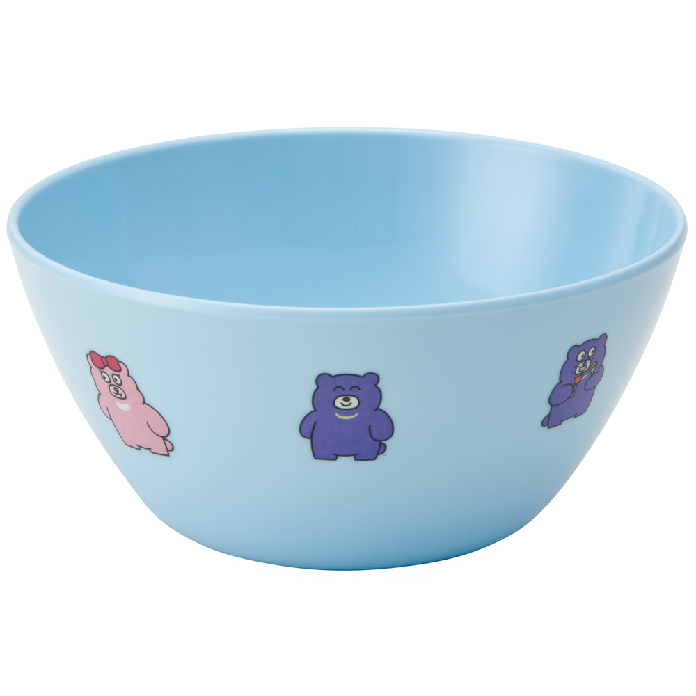 メラミン ボウル 子供 食器 お椀 茶わん カップ 軽量 メラミン食器 子ども食器 skater MBL4P スケーター 冬眠できないクマ くま グッズ【キャラクター かわいい こども 子ども キッズ お茶碗 ボール】