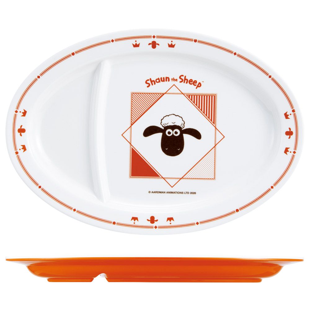 スケーター メラミン製 ギョーザ皿 餃子 皿 さら 中華 お家 おうち ご飯 食器 かわいい skater MCH3 ひつじのショーン 男の子 女の子 男子 女子【チャイナ グッズ メラミン 食洗機可】